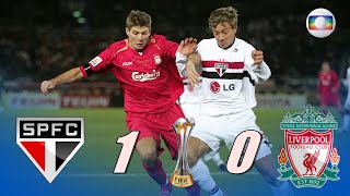 SÃO PAULO X LIVERPOOL MELHORES MOMENTOS  MUNDIAL 2005 FIFA WORLD CLUB CUP [upl. by Lib]