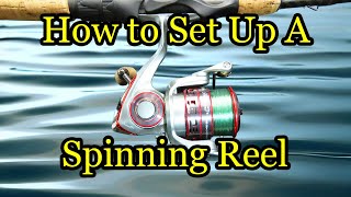 How to Set up a New Fishing Rod and Reel with Line  Spinning Reel Tips and Tricks [upl. by Kilah315]