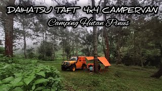 DAIHATSU TAFT CAMPERVAN INDONESIA  Car Camping Hutan Pinus Bedengan Malang  Camping Mobil [upl. by Madelena470]