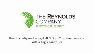 How to configure FactoryTalk® Optix™ to communicate with a Logix controller [upl. by Belita]