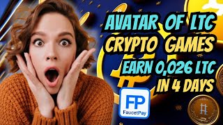 AVATAR of LTC New CRYPTO GAME Renda Passiva Extra Income 00045 LITECOIN EM 4 DIAS crypto ltc btc [upl. by Anyala]