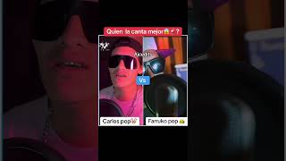 Farruko pop va Carlos pop  esa falda farrukopop parati cantar vs shorts cantar [upl. by Johannessen3]