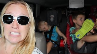 24 Hours With 5 Kids on a Road Trip [upl. by Jamin]