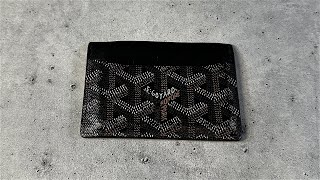 Goyard SaintSulpice Card Wallet [upl. by Reyotal]