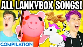 ALL LANKYBOX SONGS COMPILATION Piggy Song Roblox Adopt Me Song Chicken Nugget Song amp MORE [upl. by Forward114]