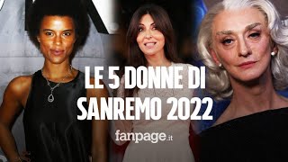 Sanremo 2022 ecco chi sono le cinque donne che affiancheranno Amadeus [upl. by Atina235]