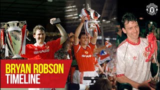 Manchester United  Bryan Robson  Timeline  ROBBO The Bryan Robson Story [upl. by Steady]