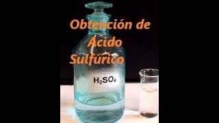 Cómo obtener ácido sulfúrico concentrado Fácil y rápido a partir de ácido para baterías [upl. by Assin]