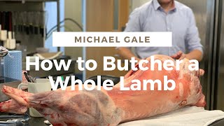 How to butcher a whole lamb professionally by Michael Gale [upl. by Mendelsohn]