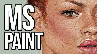 Realistic MS Paint Speedpainting [upl. by Jacobine]