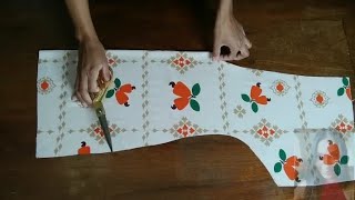 Vestido com manga e decote nas costas Costura Fácil para iniciantes DIY [upl. by Nnaillij]