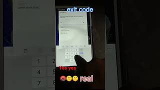 exit kiosk 9 digit code new updateshorts haryanagovttabletnewupdate tablet trending knox [upl. by Ahcsrop964]