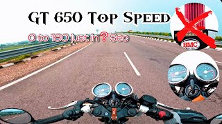 Royal Enfield Continental GT 650 Gear Challenge amp Top speed Test 🚀  GT650 🔥 [upl. by Lemcke750]