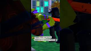 april saves ninja turtles in ROBLOX pizza battle 🍕  TMNT shorts [upl. by Aynodal256]