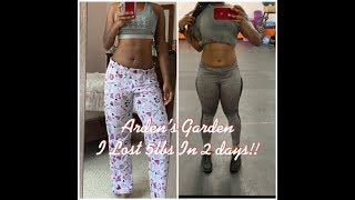 I LOST 5 LBS IN 2 DAYS DRINKING THE ARDENS GARDEN FRUIT JUICE DETOX [upl. by Everick]