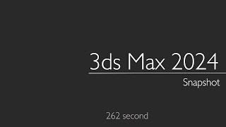 3ds Max 2024 Snapshot [upl. by Gearard493]