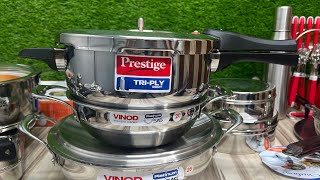 🛍Prestige Triply cooker 🛍 35 Ltr pressure pan prestige outer lid cooker [upl. by Karyn]