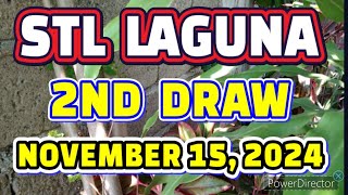 STL LAGUNA RESULT TODAY 2ND DRAW NOVEMBER 15 2024 4PM  FRIDAY [upl. by Adalbert]