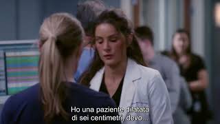 Stefania Spampinato as Carina Deluca on Greys Anatomy 19x12 p4 [upl. by Suilienroc311]