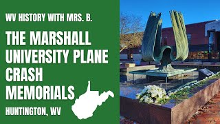 Emotional Visit to Marshall University Plane Crash Memorials [upl. by Rosanna]