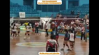 Championship Set 1 highlights StaCatalina Vs Dumaguete [upl. by Blandina]