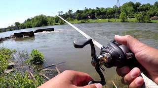 How to cast LIGHT LURES with BAITCASTER [upl. by Nodlew]