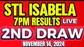 STL ISABELA RESULT 7PM DRAW NOVEMBER 142024 [upl. by Heindrick536]