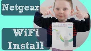 Netgear PowerLine 1000 Install [upl. by Cornall]