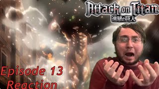 BOULDER HOLDER  Attack on Titan Episode 13 Reaction [upl. by Myranda]