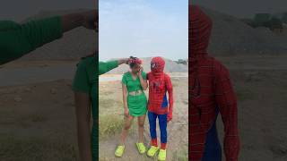 This is my wife  SpiderMan  Marvel Real Life [upl. by Blandina]