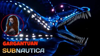 GARGANTUAN LEVIATHAN MOD Subnautica en español GARGANTUAN ESTARÁ EN SUBNAUTICA 3 lavelociblue [upl. by Eanwahs753]