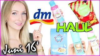 GROßER DM HAUL JULI 2016  NEUE PRODUKTE  TheBeauty2go [upl. by Enivid]