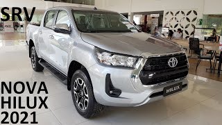 NOVA TOYOTA HILUX SRV 28 4X4 DIESEL AUTOMÁTICA 2021 [upl. by Pinto]