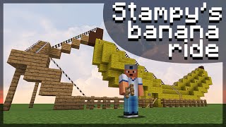 How to build Stampys Banana Ride  Minecraft Tutorial [upl. by Christina]