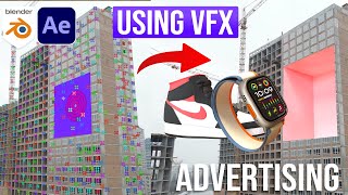 How To Create CGI Ads Using VFX in Blender  Blender VFX Tutorial [upl. by Nilyam]