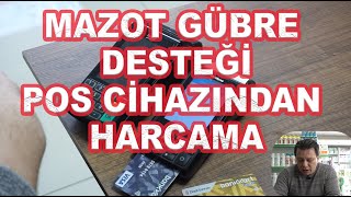 Mazot Gübre Desteği Pos Cihazından Nasıl Çekilir [upl. by Devaney455]