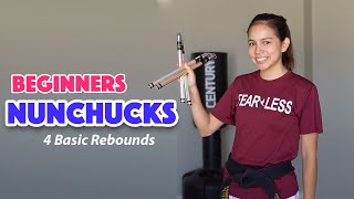 Nunchucks for Beginners Learn 4 Basic Rebounds [upl. by Templia643]