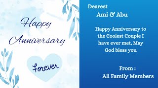 Happy Anniversary greeting card in canvaHappy Anniversary card bnany Ka asan tariqa CanvaTutorial [upl. by Acirehs]