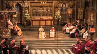 Pope Benedict XVI  Evensong in Westminster Abbey  Full Video [upl. by Rettuc413]