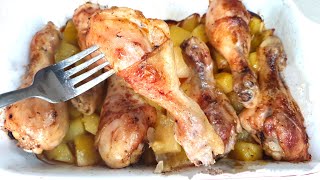 Kippenpoten Gebakken In De Oven Best Ever chicken drumsticks Juicy Tasty [upl. by Eneryc133]