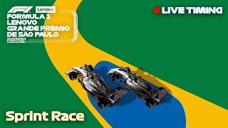 F1 Sao Paulo Grand Prix 2024  Sprint Race  Live Timing amp Commentary [upl. by Darees748]