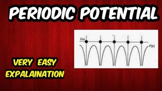 Periodic Potential  Solid State Physics [upl. by Selemas]
