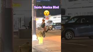 👯‍♀️😮 Santa Monica Blvd in Hollywood shorts hollywood usa viralvideos 12072024 [upl. by Joell]