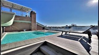 Attico panoramico Roma Eur luxury home colossea [upl. by Violette]