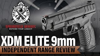 Springfield XDm Elite Handgun Review [upl. by Yelekreb941]