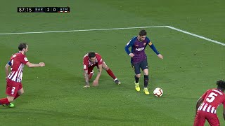 Lionel Messi vs Atletico Madrid 201819 Home 4K UHD English Commentary [upl. by Danyelle]