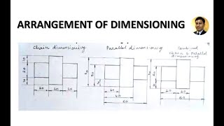 Arrangement of Dimensioning  Engineering Drawing [upl. by Etnovaj]