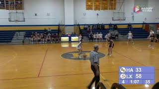 Hopkins Academy Girls Basketball vs Lenox 12624 [upl. by Davidoff]