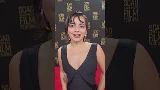 Isabela Merced being honored at the 2024 SCAD Savannah Film Festival [upl. by Emiaj]