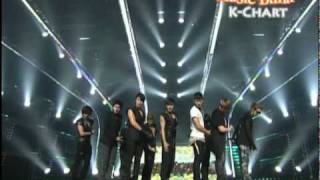 3rd Week of May 2010 KChart  1 Bonamana  Super Junior 2010521  Music Bank [upl. by Einhpad356]